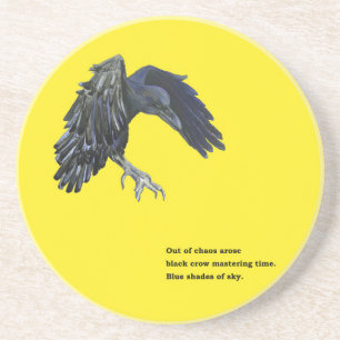 Black Crow & Haiku Coaster