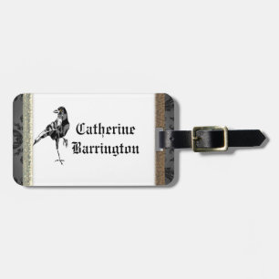 Black Crow Luggage Tag