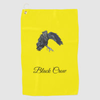 Black Crow Master of Time Personalised Yellow