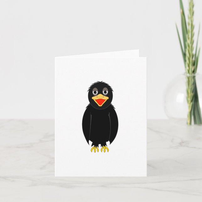 Black Crow Note Cards (Front)