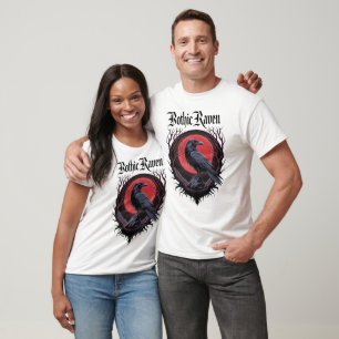 Black Crow Raven Bird - Mystical and Majestic T-Sh T-Shirt
