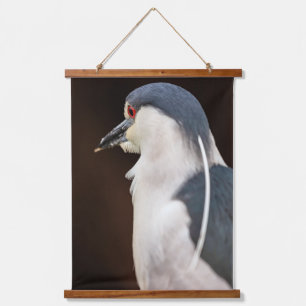 Black-crowned Night Heron Portrait Hanging Tapestry