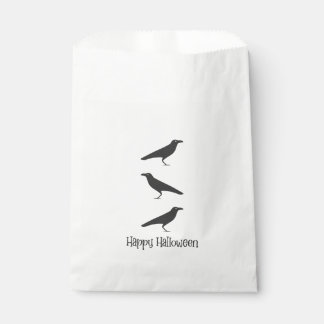 Black crows. Happy Halloween Favour Bag