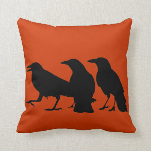Black Crows Pillow