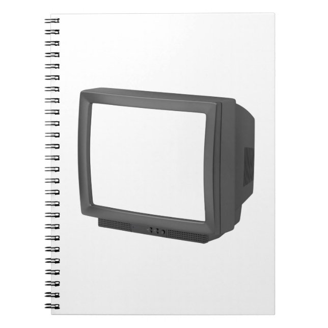 Black CRT TV Notebook (Front)