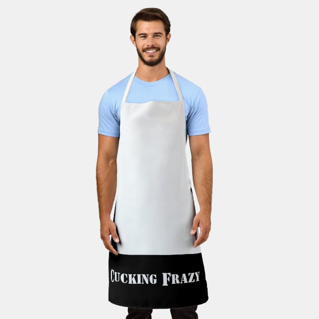 black Cucking Frazy word play like Nucking Futs Apron (Worn)