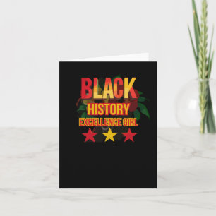 Black Culture Black History Period Sticker Card