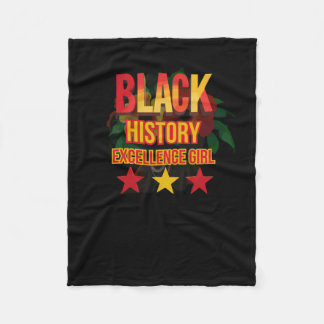 Black Culture Black History Period Sticker  Fleece Blanket
