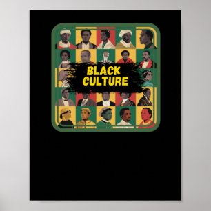 Black Culture Black History Sticker Poster
