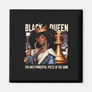 Black Culture Black Queen Chess Empowerment Black Magnet