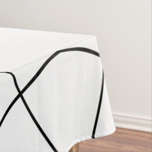 Black Curves Tablecloth