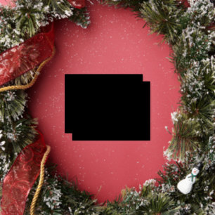 Black Customisable Make Your Own Foil Holiday Postcard