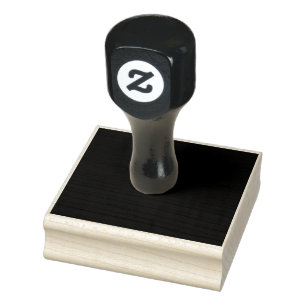 Black Customisable Make Your Own Rubber Stamp