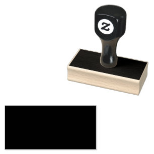 Black Customisable Make Your Own Rubber Stamp