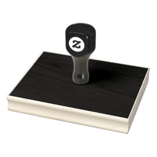 Black Customisable Make Your Own Rubber Stamp