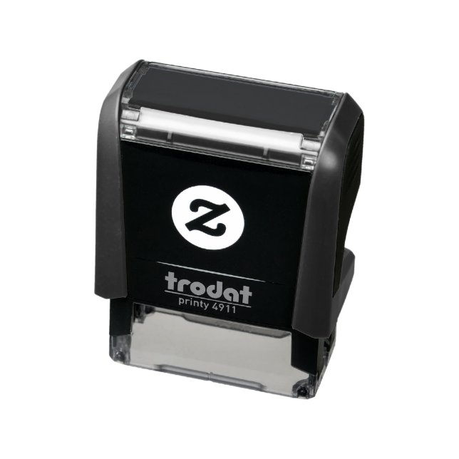 Black Customisable Make Your Own Self-inking Stamp (Product)