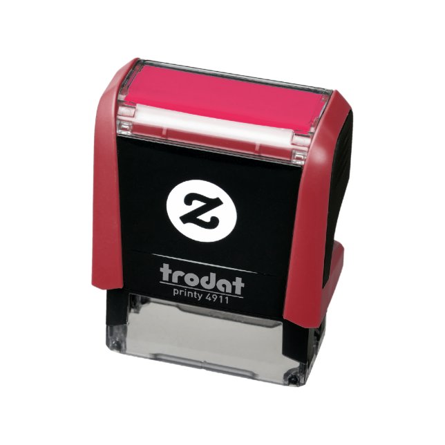 Black Customisable Make Your Own Self-inking Stamp (Product)