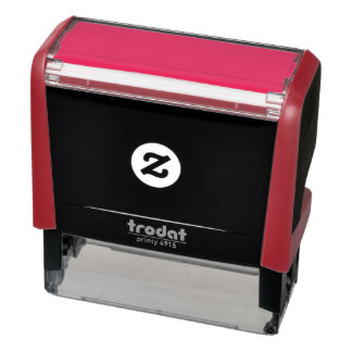 Black Customisable Make Your Own Self-inking Stamp