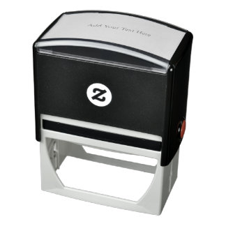 Black Customisable Make Your Own Self-inking Stamp