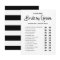 Black Cute Modern Calligraphy Bride or Groom Game