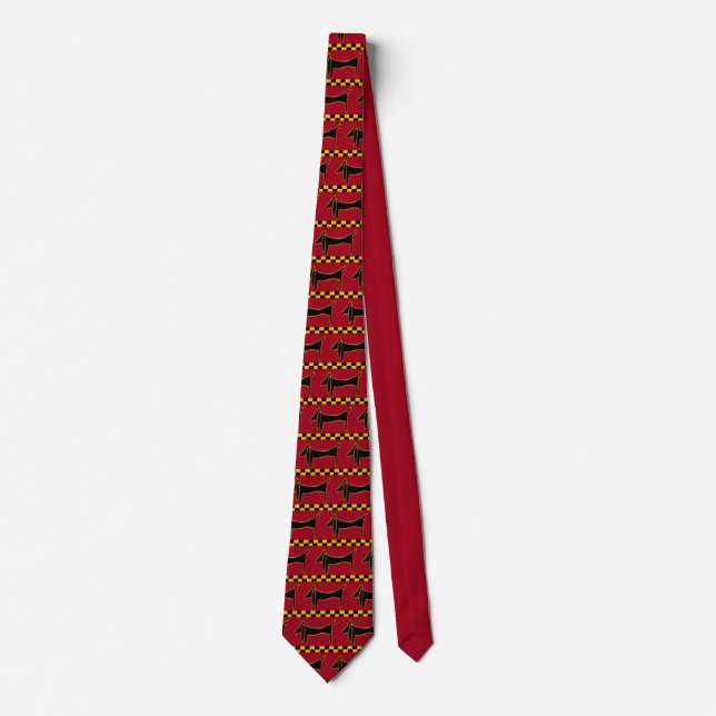 Black Dachshund Tie (Front)