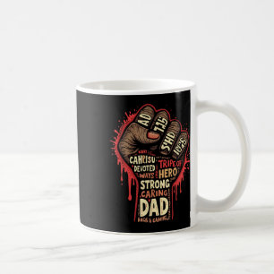 Black Dad African American Melanin Pride Black His Coffee Mug