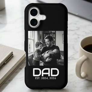 Black Dad Established Bold Photo Case-Mate iPhone 