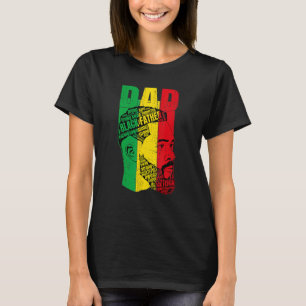 Black Dad Strong Black King African American Fathe T-Shirt