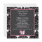 Black Damask Pink Bow Princess Baby Shower