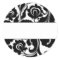 Black Damask Return Address