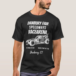 Black Danbury Fair Racearena Speedway 1-Sided Tee! T-Shirt