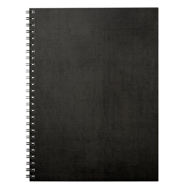 black dark notebook (Front)