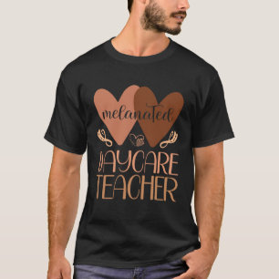 Black Daycare Teacher Black History Month Women Af T-Shirt