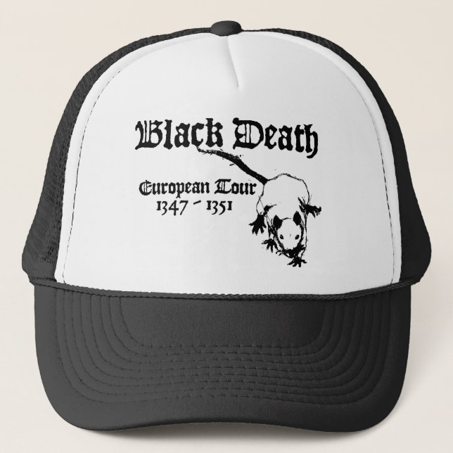 Black Death European Tour Trucker Hat (Front)