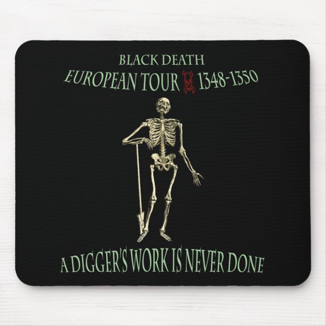 Black Death World Tour Original Design Mouse Pad (Front)