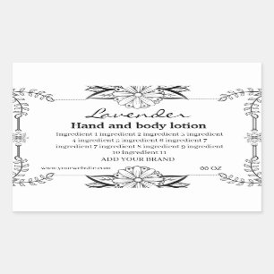 Black Decorative Frame white Background label