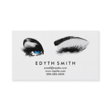 Black Demask Mascara or Eyelashes Business Card