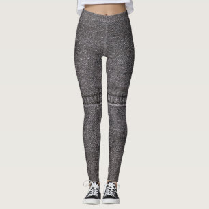 Black denim fabric, fashion texture. leggings