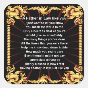 Father In Law Stickers | Zazzle AU