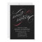 Black Designer Sweet Sixteen Invitations