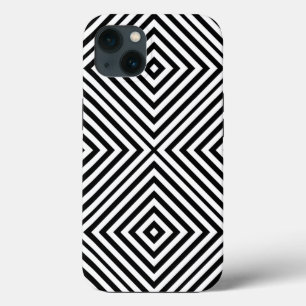 Black Diamond Chevron @ Emporiomoffa iPhone 13 Case