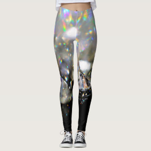 Black Diamond Modern Trendy Fashion Sport Template Leggings