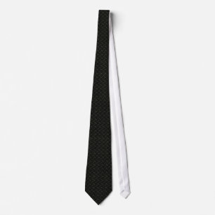 Black Diamond Plate Metal Tie
