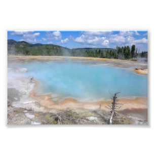 Black Diamond Pool, Yellowstone National Park Photo Print