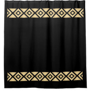 “Black Diamond” Shower Curtain