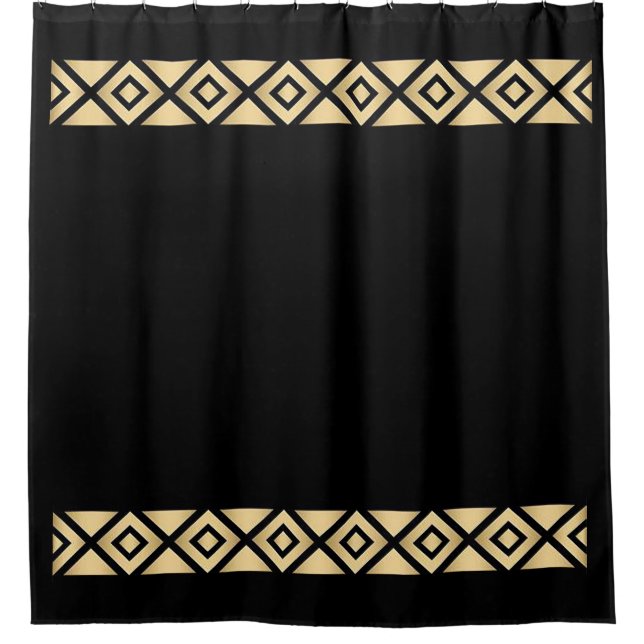 “Black Diamond”  Shower Curtain (Front)