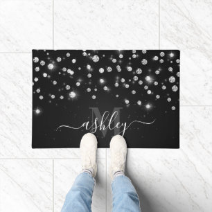 Black Diamonds Doormat