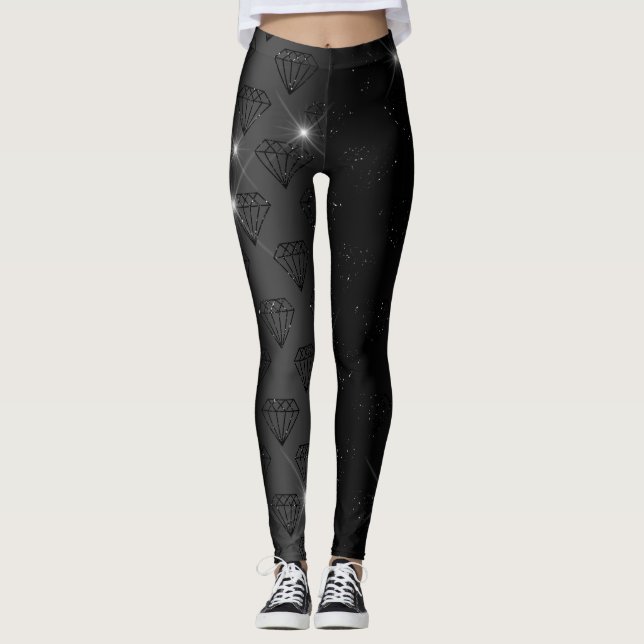 Black Diamonds Leggings (Front)