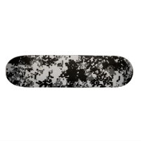 Black Digital Camouflage Skateboard Pro
