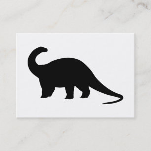 Black Dinosaur Business Card